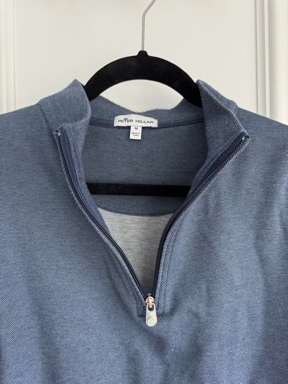 Peter Millar Men's Navy Crown Comfort Quarter-Zip - Medium